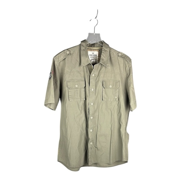 Zoo York Green Casual Button Down Shirt - Picture 1 of 16
